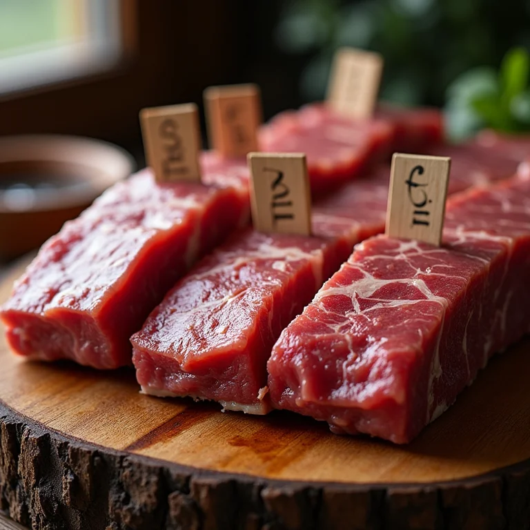 Tipos diferentes de costela para churrasco.