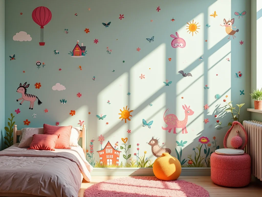 Adesivo de Parede Infantil: Decore o Quarto com Magia e Alegria Adesivo de Parede Infantil: Decore o Quarto com Magia e Alegria