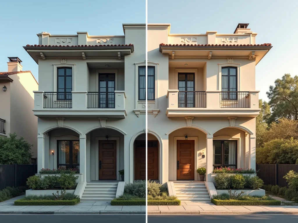 Antes e Depois Pintura de Fachada: Transformação Incrível Antes e Depois Pintura de Fachada: Transformação Incrível