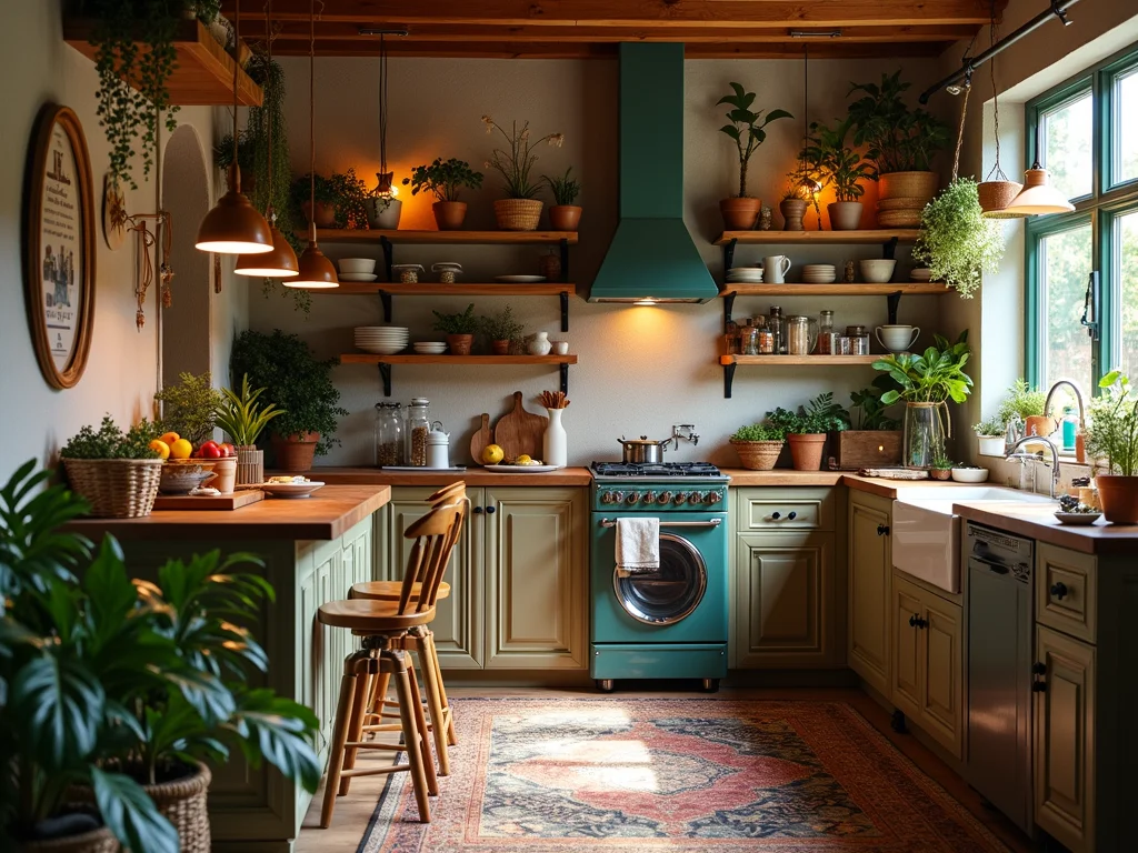 Crie uma Cozinha Boêmia: Dicas e Inspirações para um Ambiente Único Crie uma Cozinha Boêmia: Dicas e Inspirações para um Ambiente Único