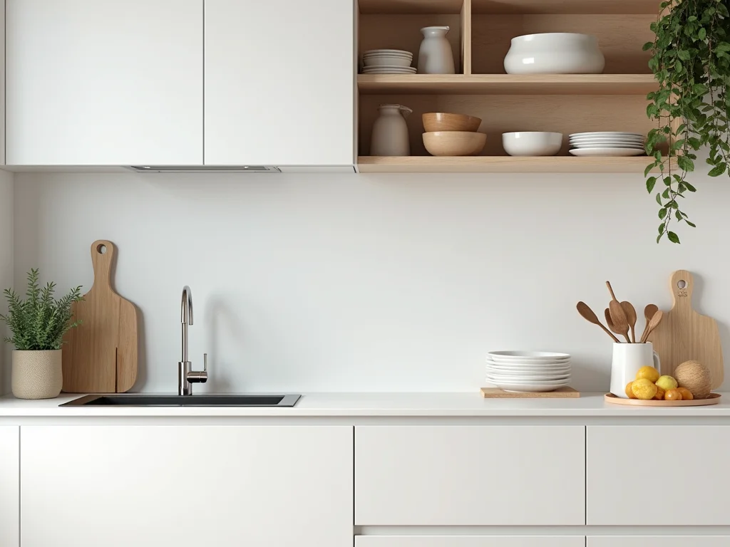 Cozinha Branca com Madeira: Ideias de Decoração que Você Vai Amar Cozinha Branca com Madeira: Ideias de Decoração que Você Vai Amar