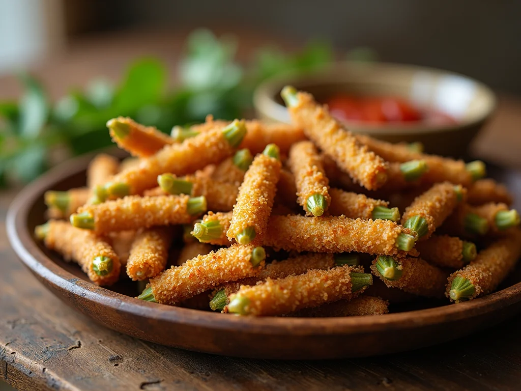 Quiabo Frito Crocante: O Segredo Revelado! Quiabo Frito Crocante: O Segredo Revelado!