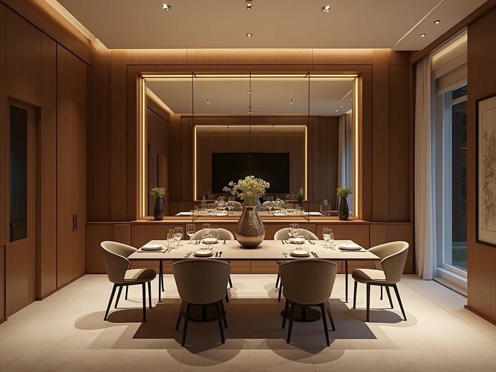 Espelhos na Sala de Jantar: O Toque de Luxo Que Transforma Espelhos na Sala de Jantar: O Toque de Luxo Que Transforma