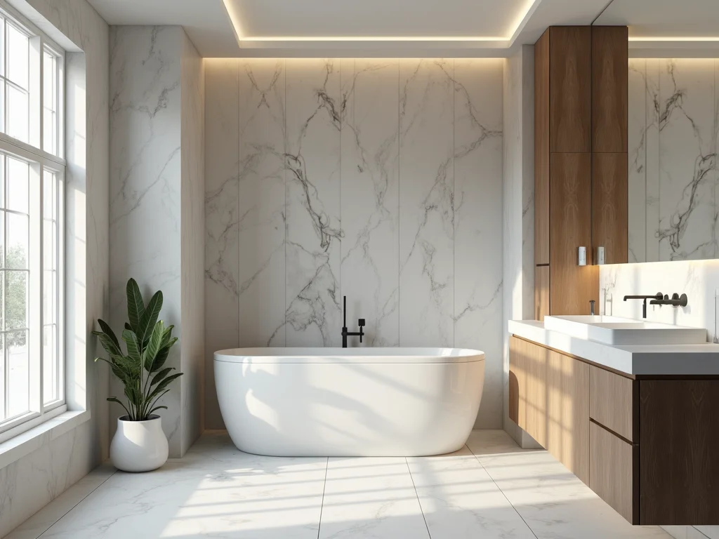 Decoração de Banheiro com Porcelanato: Dicas e Inspirações Decoração de Banheiro com Porcelanato: Dicas e Inspirações