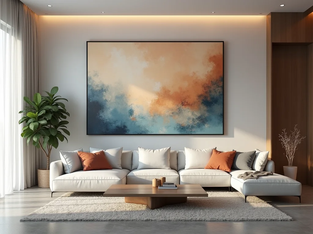 Quadros Grandes para Sala: Transforme Seu Espaço com Impacto Visual Quadros Grandes para Sala: Transforme Seu Espaço com Impacto Visual