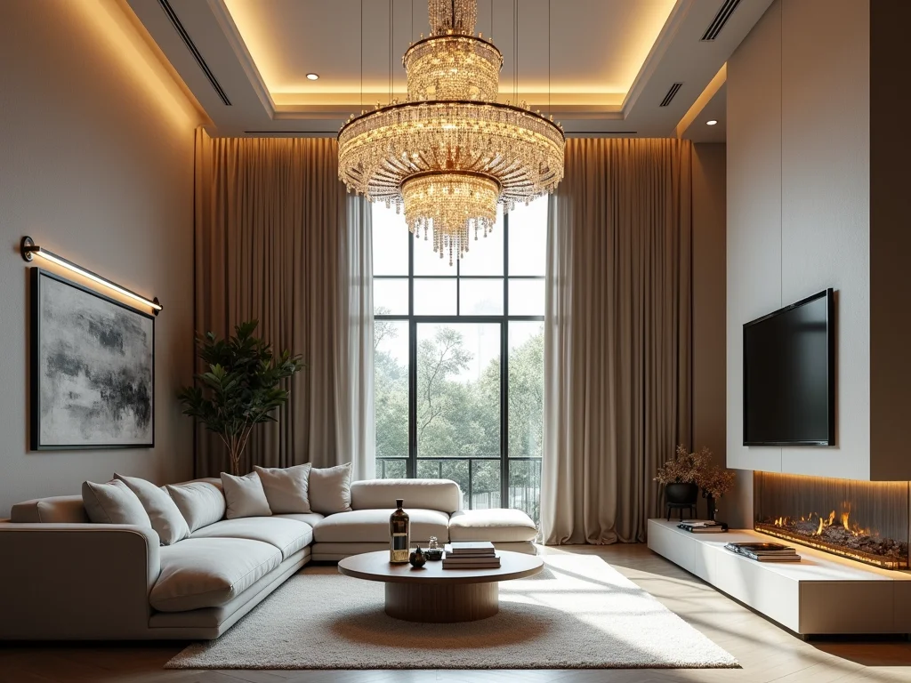 Lustres para Sala de Estar Pé Direito Duplo: Guia Essencial Lustres para Sala de Estar Pé Direito Duplo: Guia Essencial