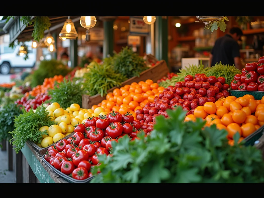 Feira do Agricultor: Produtos Frescos Direto da Horta Feira do Agricultor: Produtos Frescos Direto da Horta