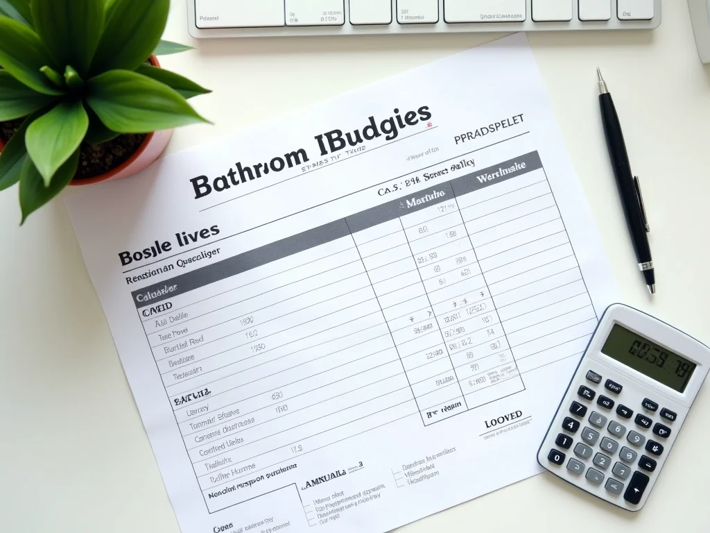 Orçamento Reforma Banheiro: Planilha Detalhada para Controle de Custos Orçamento Reforma Banheiro: Planilha Detalhada para Controle de Custos