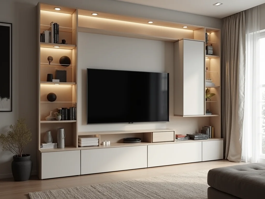 Painel de TV para Sala: Modernize e Organize seu Espaço Painel de TV para Sala: Modernize e Organize seu Espaço