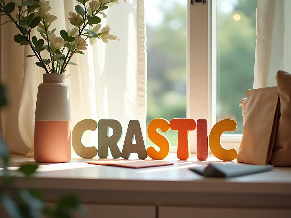 Palavras Mágicas em EVA: Transforme sua Casa com Charme e Cor Palavras Mágicas em EVA: Transforme sua Casa com Charme e Cor