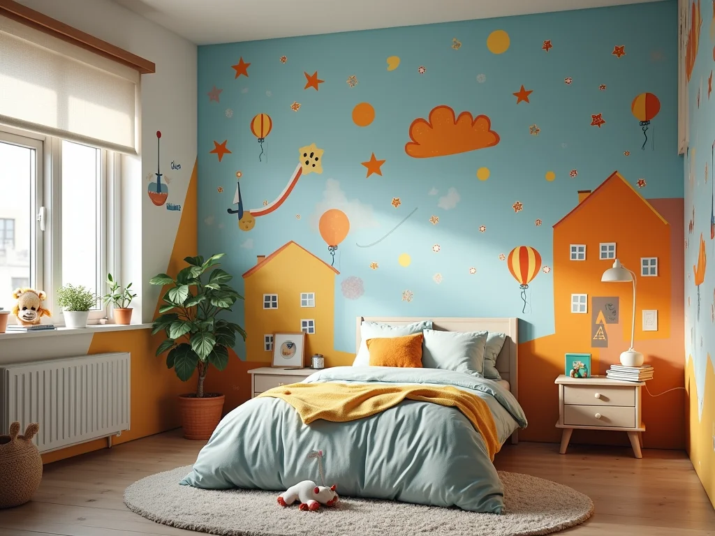 Papel de Parede Infantil para Quarto de Menino: Temas Divertidos e Criativos Papel de Parede Infantil para Quarto de Menino: Temas Divertidos e Criativos