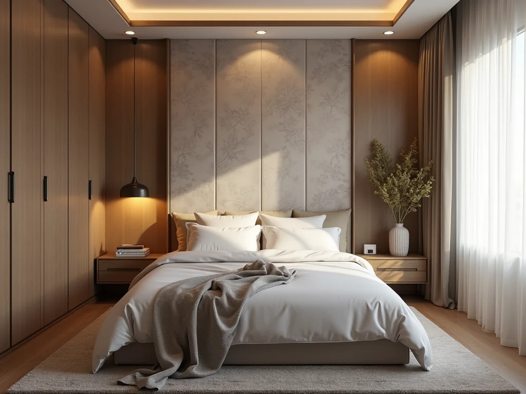 Papel de Parede para Quarto de Casal Pequeno: Ideias e Dicas Papel de Parede para Quarto de Casal Pequeno: Ideias e Dicas