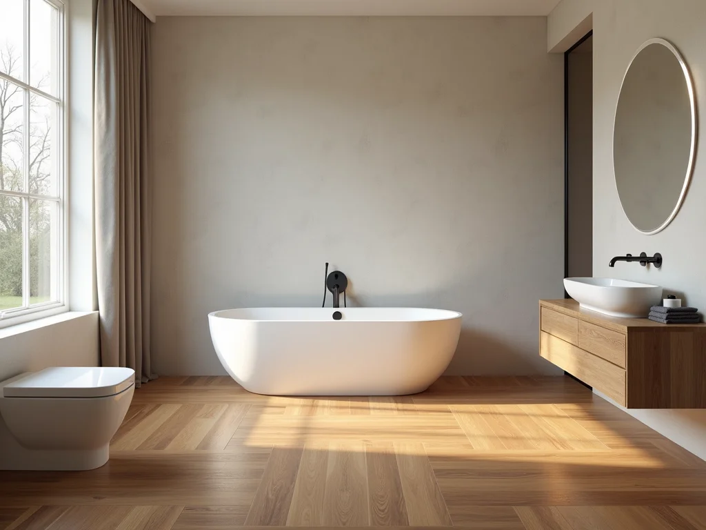 Piso de Madeira no Banheiro: Elegância e Modernidade para seu Espaço Piso de Madeira no Banheiro: Elegância e Modernidade para seu Espaço