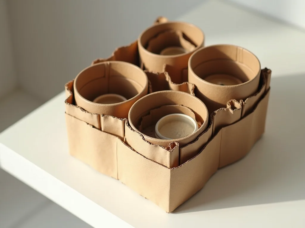 Porta Maquiagem DIY com Rolo de Papelão – Crie o Seu! Porta Maquiagem DIY com Rolo de Papelão - Crie o Seu!