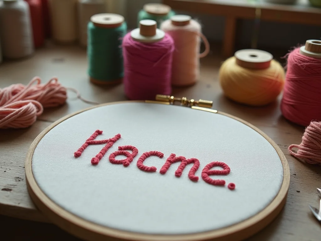 Quantos Metros de Linha para Bordar um Nome: Guia Completo Quantos Metros de Linha para Bordar um Nome: Guia Completo
