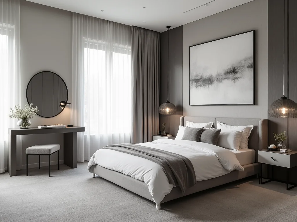 Quarto Feminino Cinza: Ideias Elegantes e Versáteis Quarto Feminino Cinza: Ideias Elegantes e Versáteis