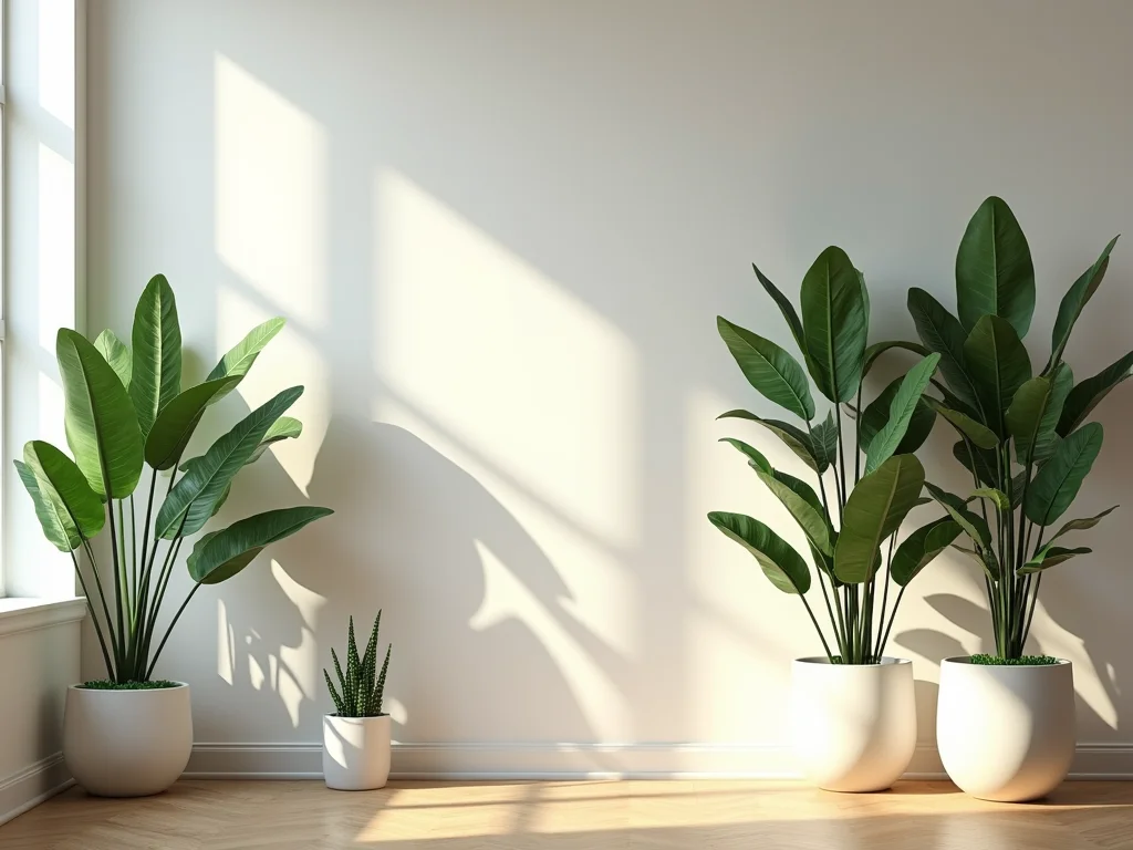 Sala de Estar com Plantas Artificiais: Beleza Duradoura Sem Esforço Sala de Estar com Plantas Artificiais: Beleza Duradoura Sem Esforço