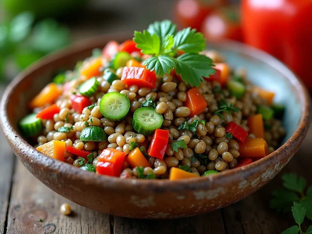 Salada de Lentilha com Legumes: Receita Rápida e Saudável Salada de Lentilha com Legumes: Receita Rápida e Saudável