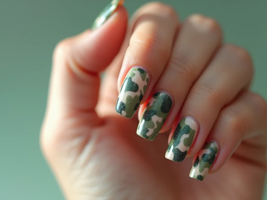 Descubra a Arte da Unha Camuflada Perfeita Descubra a Arte da Unha Camuflada Perfeita