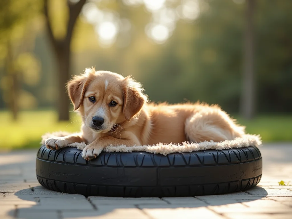 Cama de Pneu Para Cachorro: DIY Incrível em 2026 Cama de Pneu Para Cachorro: DIY Incrível em 2026