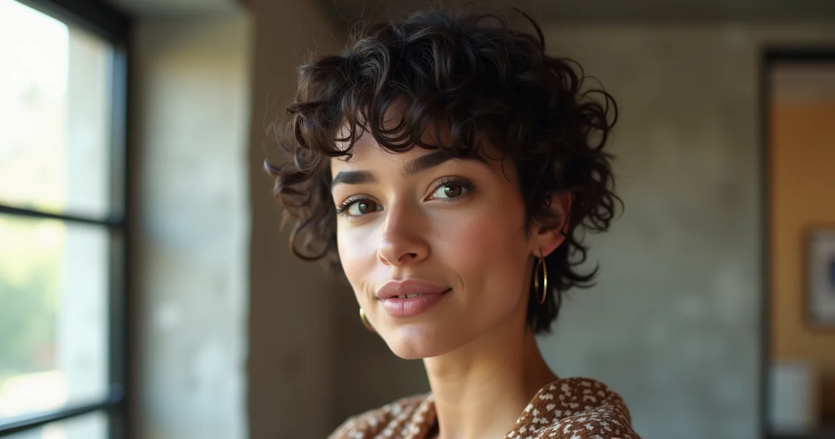 Como estilizar franja lateral em pixie cacheado sem peso nem frizz Como estilizar franja lateral em pixie cacheado sem peso nem frizz