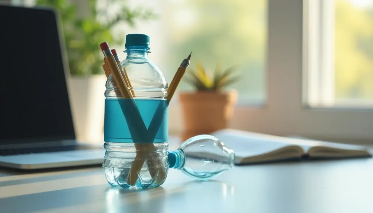 Estojo Criativo: Faça o Seu com Garrafa PET em Minutos!