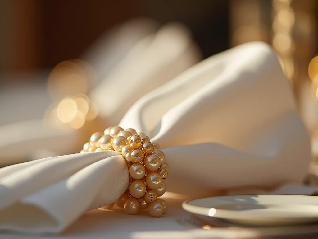 Porta Guardanapo de Pérolas: Crie Mesas Incríveis Facilmente Porta Guardanapo de Pérolas: Crie Mesas Incríveis Facilmente