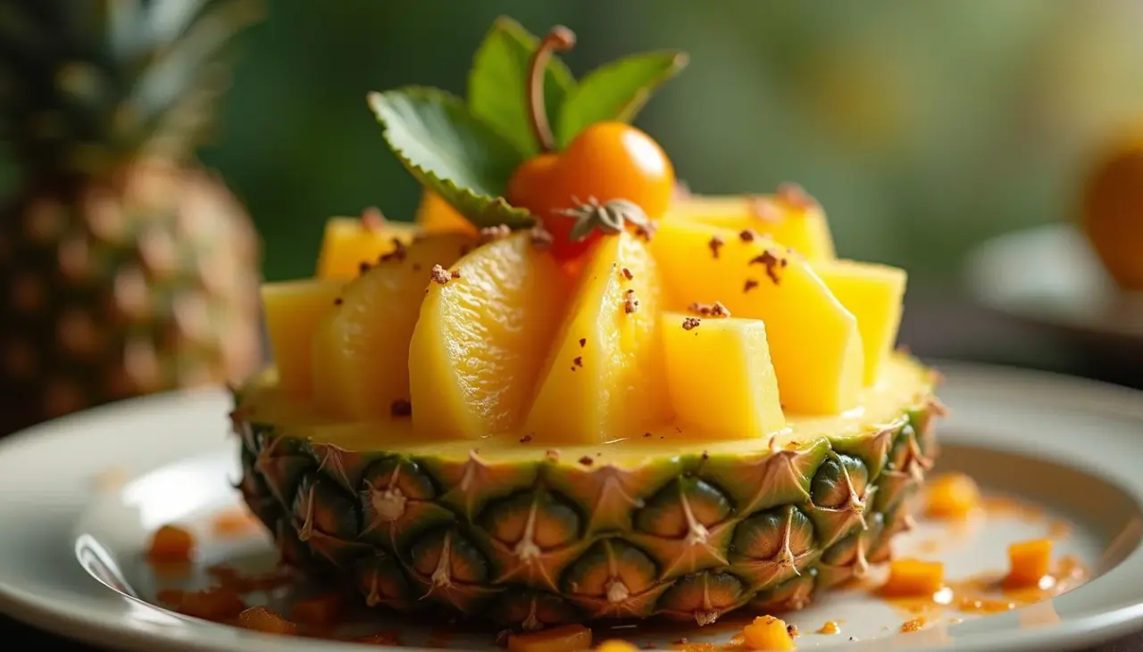 Sobremesa de Abacaxi: o segredo da chef Revelado! Sobremesa de Abacaxi: o segredo da chef Revelado!