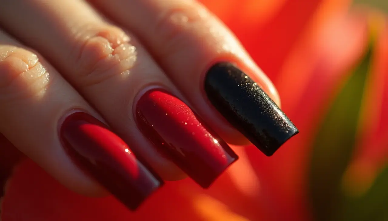 Unhas Preto Com Vermelho: o contraste ousado que define seu estilo [2026]
