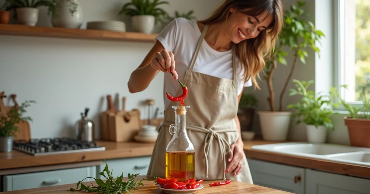 Como fazer azeite de pimenta caseiro em 30 minutos (e durar 6 meses) Como fazer azeite de pimenta caseiro em 30 minutos (e durar 6 meses)