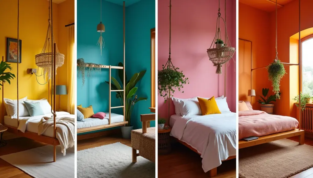 68 Ideias de Cama Suspensa para Quarto Pequeno