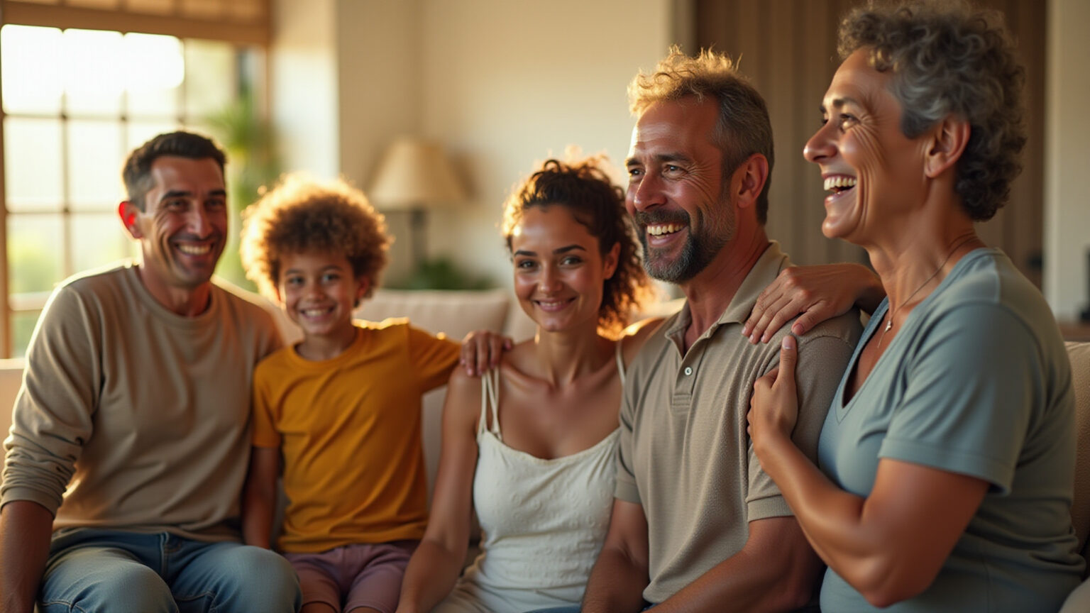 5 Vantagens do Plano de Saúde Hapvida para Sua Família em 2026 Família brasileira sorrindo, transmitindo saúde e bem-estar em ambiente doméstico.